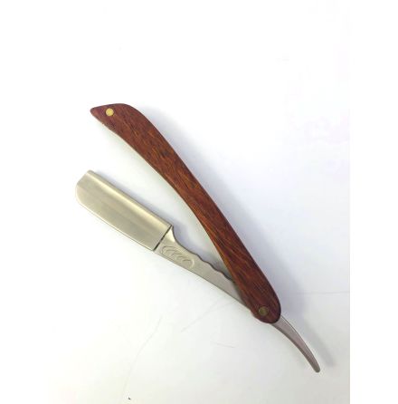 L-S razor wood light brown - kniv för rakning