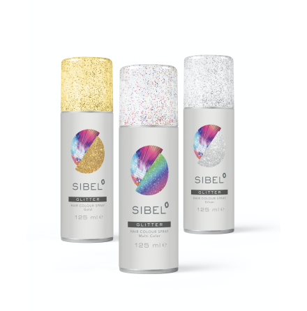 Glitterspray till håret olika färger Glitterspray till håret olika färger