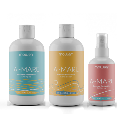 A-Mare Suncare schampo, balsam,  balsamspray &amp; strandbag