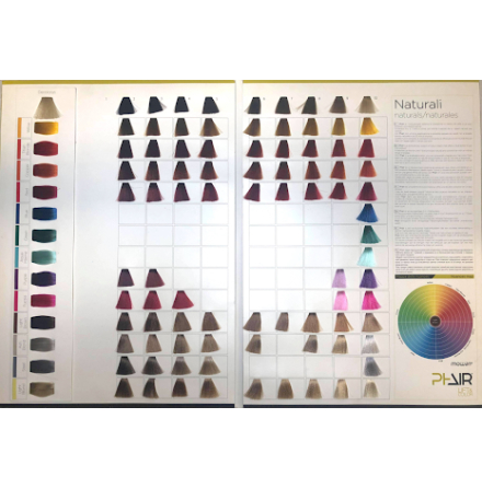 Phair Lift &amp; Color F�rgkarta &amp; technical book