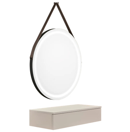 Holly spegel och hylla