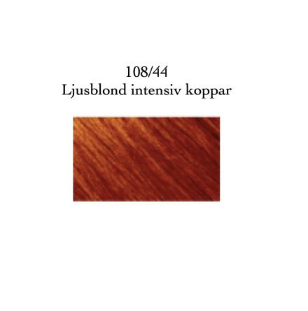  Permanent h�rf�rg 108/44 Ljusblond intensiv koppar 