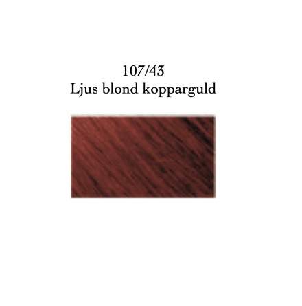 Permanent h�rf�rg 107/43 Ljus blond Kopparguld 