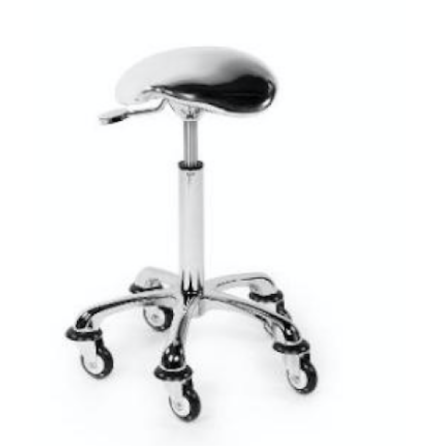 Roller coaster chair silver metal