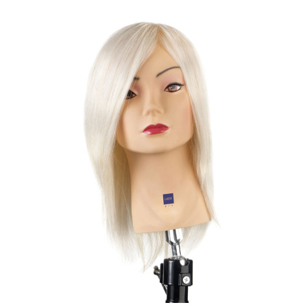 Dockhuvud blond Naturligt angora 30 cm