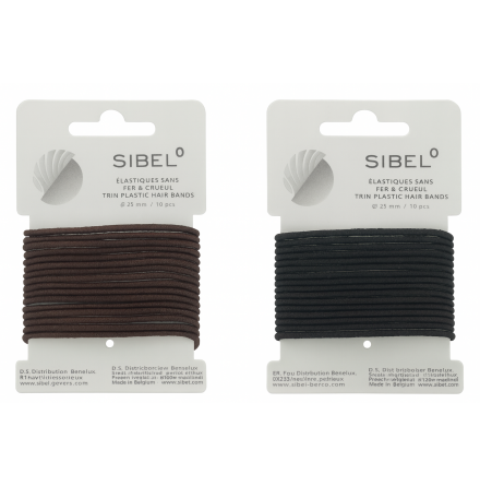 Gummiband brun  16 st/pack