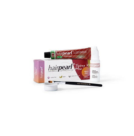 Hairpearl Tinting Kit Mini PPD-free - No 4 Cherry Chocolate